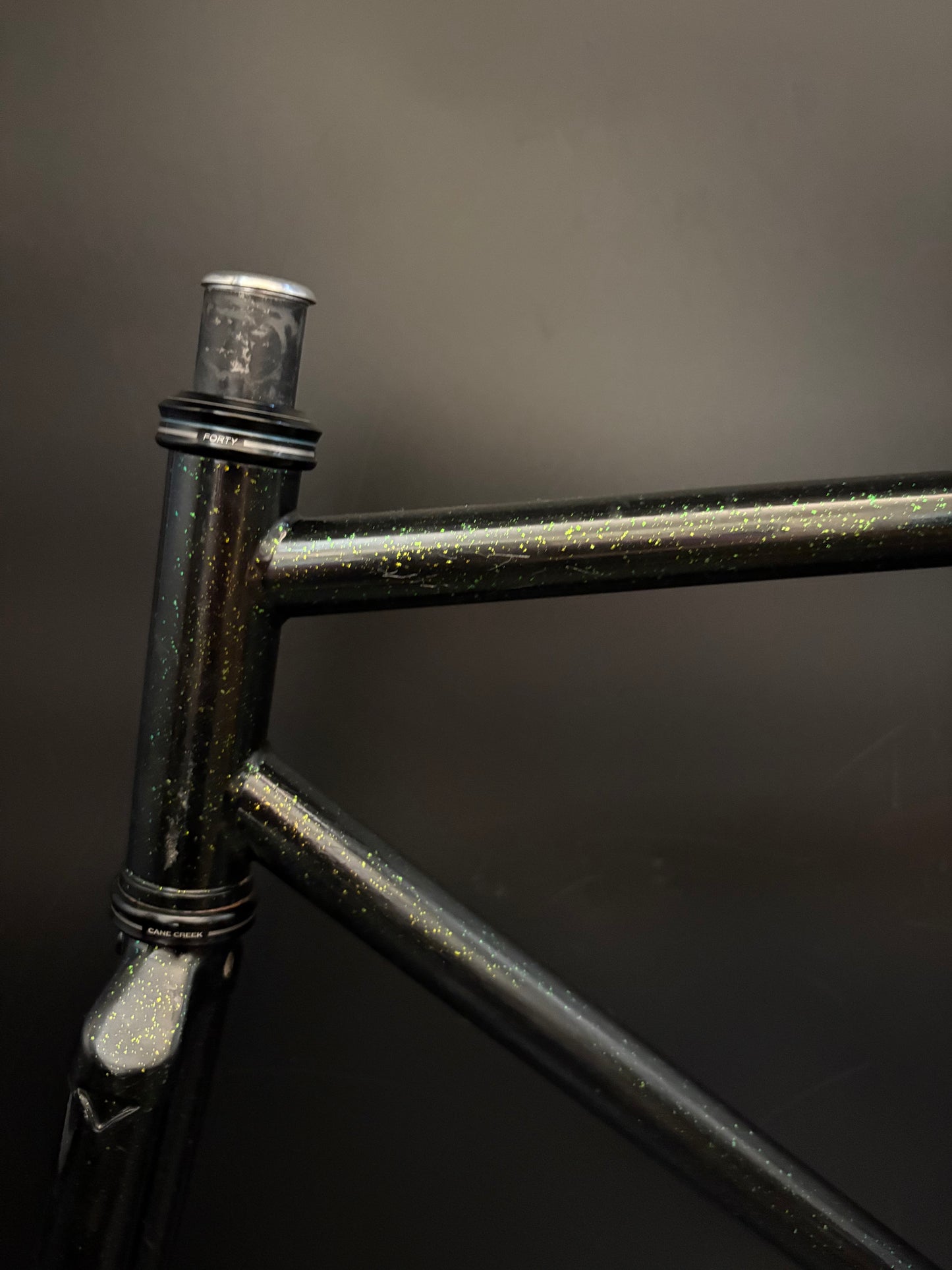 All City Big Block Frameset Green Sparkle 52cm