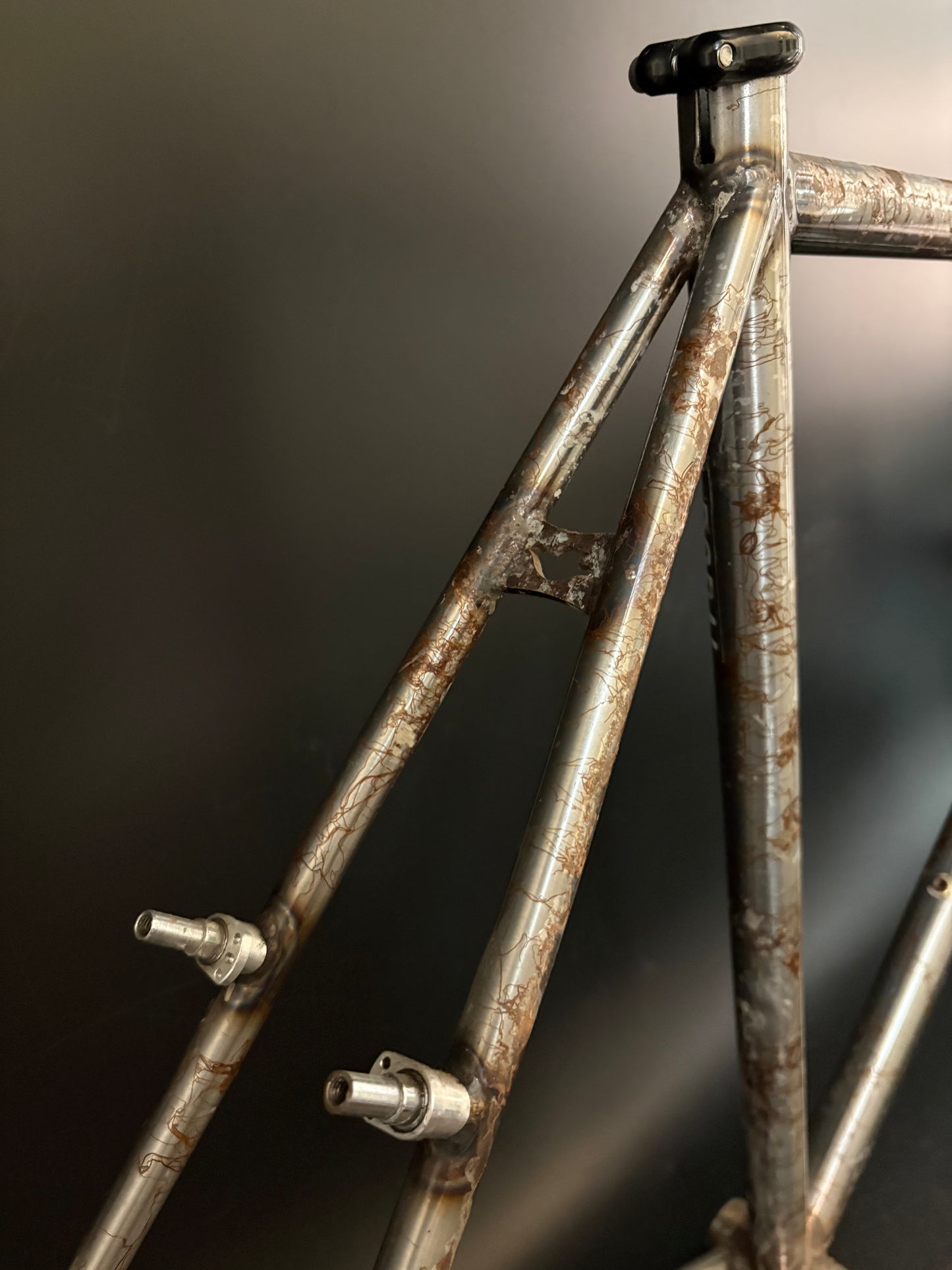 Chas’ Cinelli Mash Work Frameset Raw Prototype #1 55cm