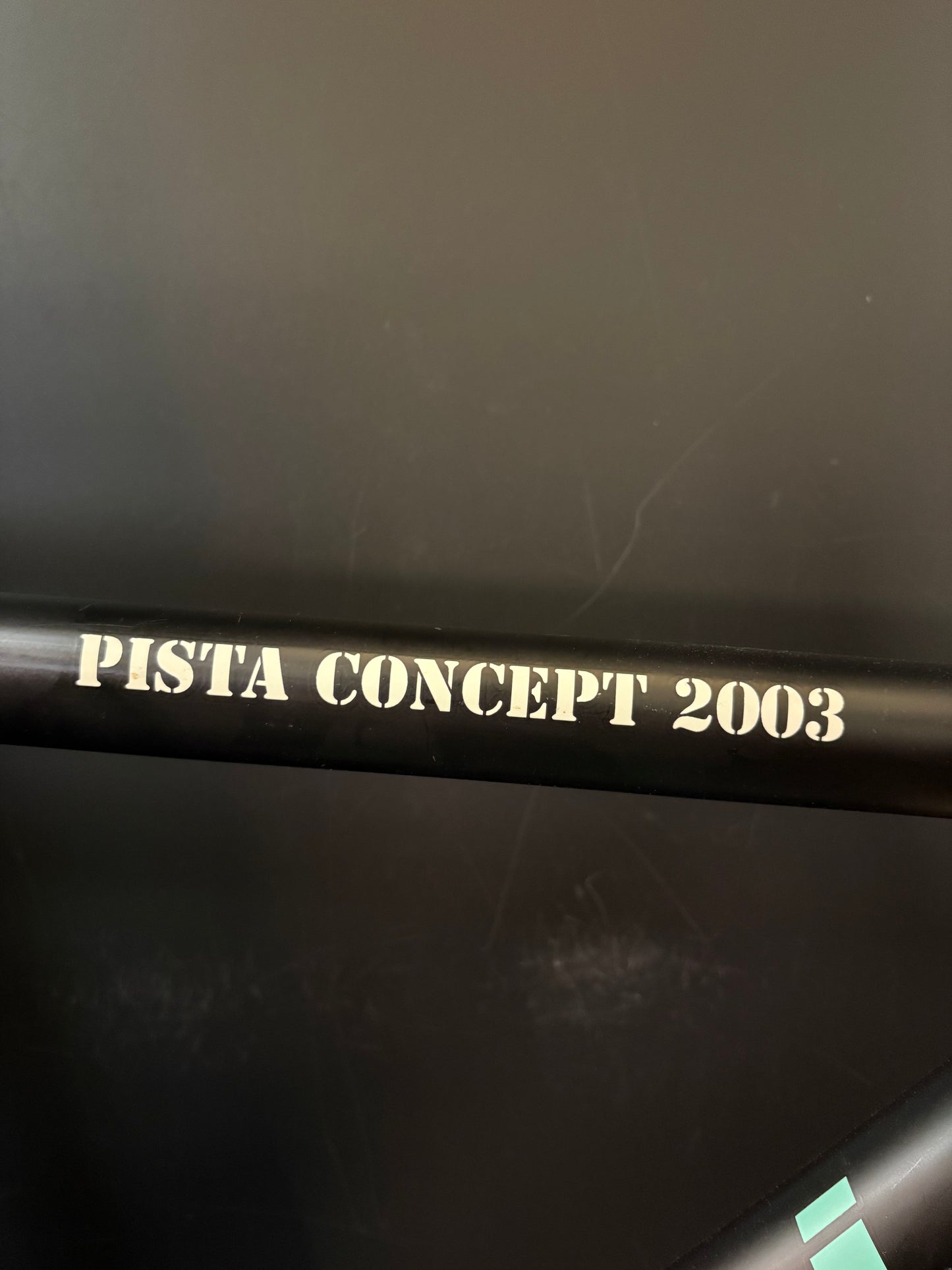CRACKED Bianchi Pista Concept 2003 Frameset Black 55cm