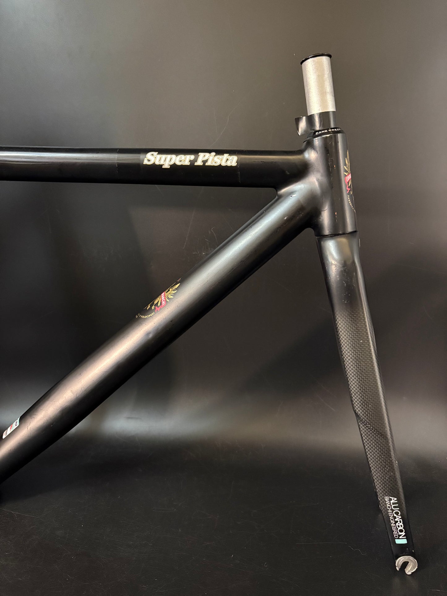 Bianchi Super Pista Frameset Black 49cm