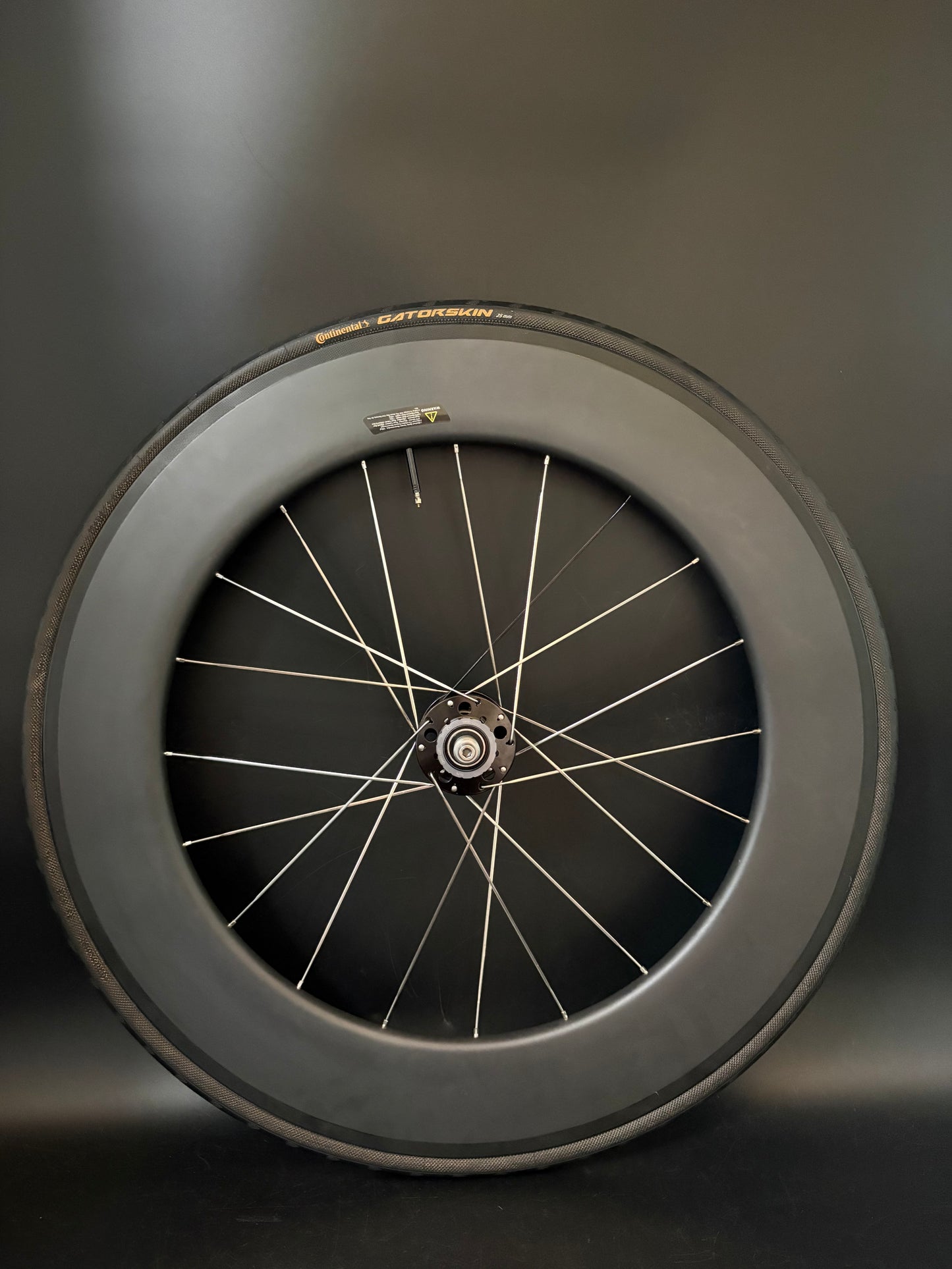 Unbranded Carbon 88mm / Phil Wood Pro Wheelset Black 20h