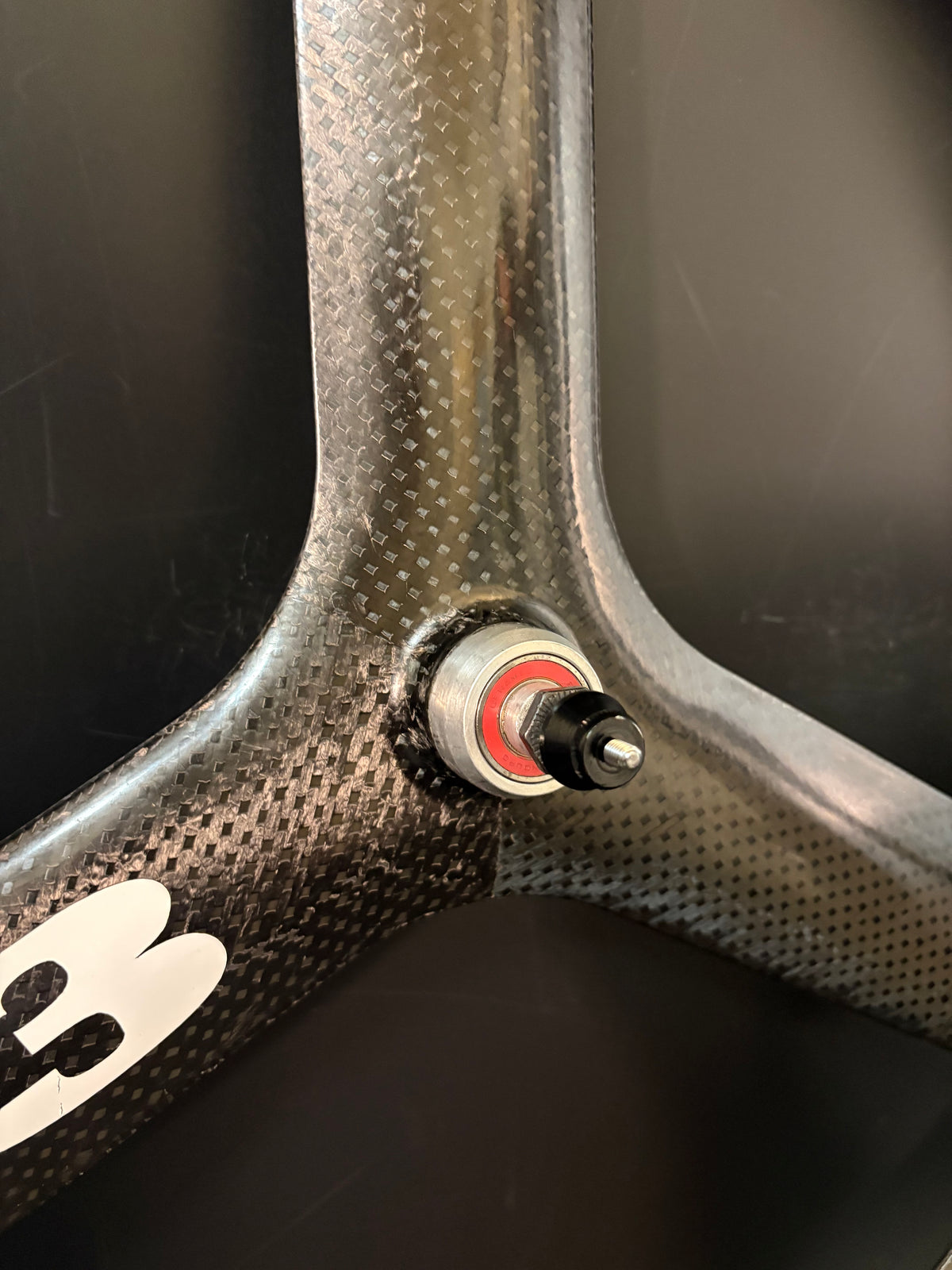 HED 3 Tri Spoke Carbon Clincher Front Wheel