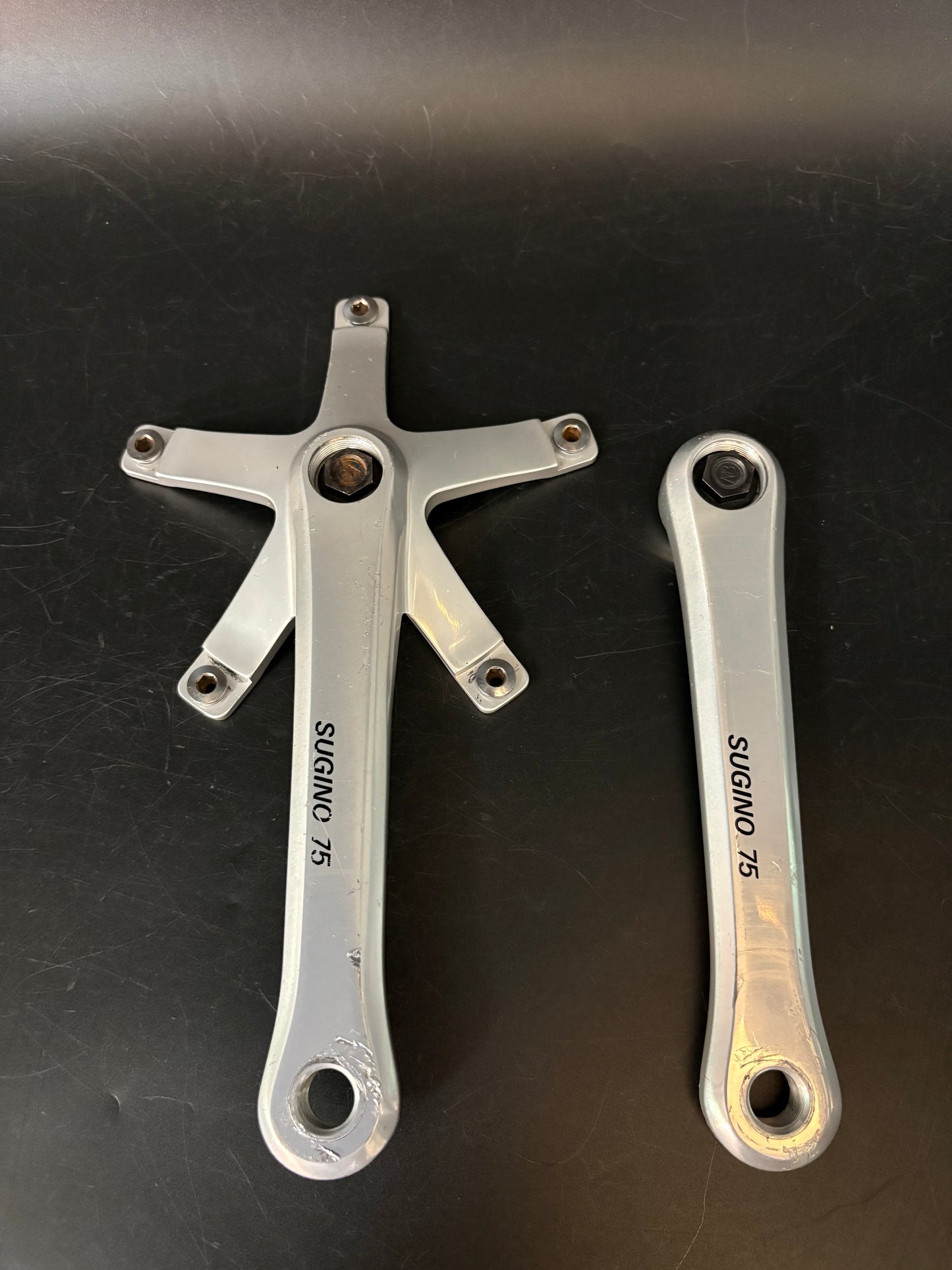Sugino 75 Cranks Silver 167.5mm