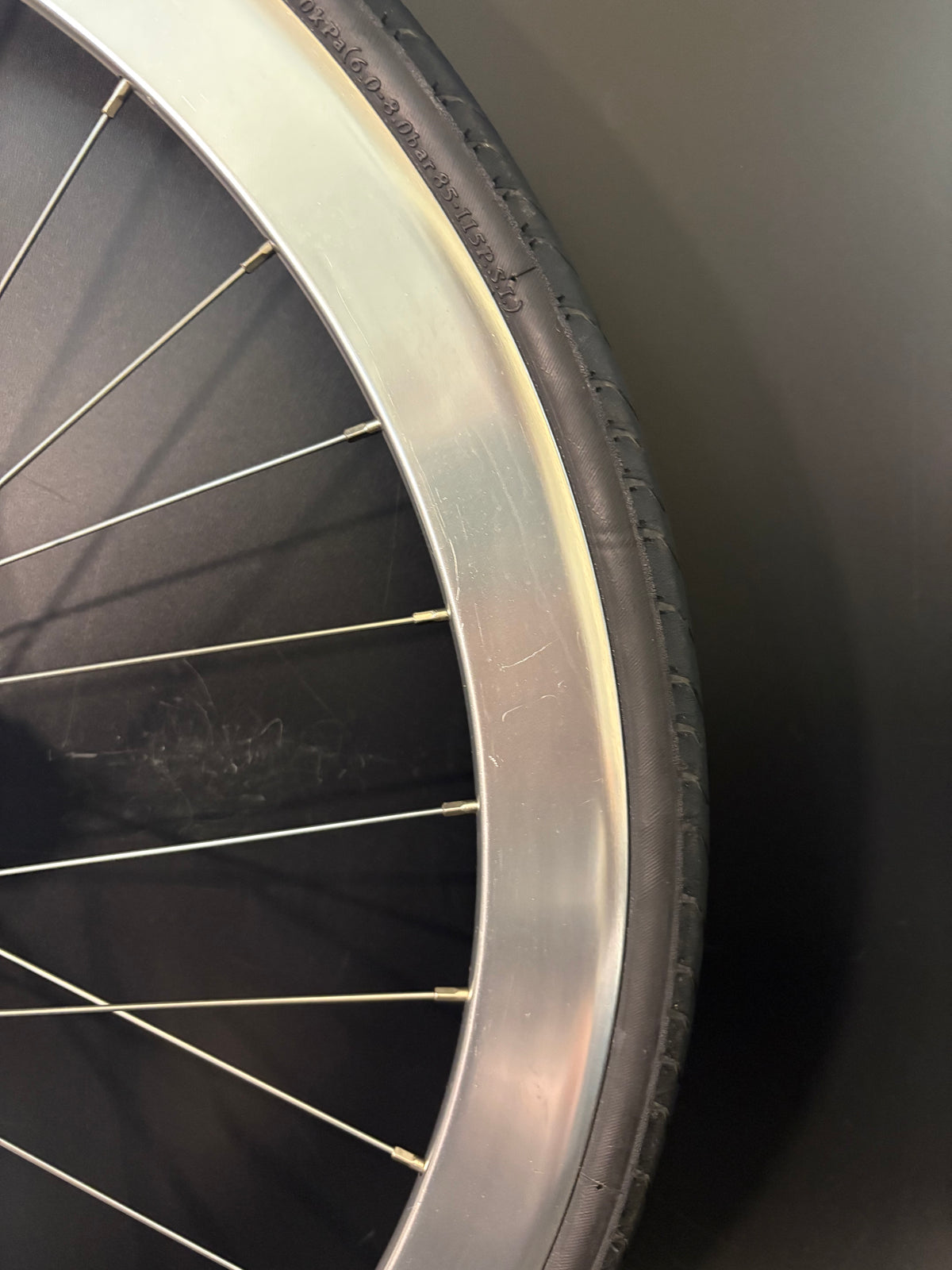 H Plus Son Formation Face / Gran Compe II Rear Wheel Silver 32h