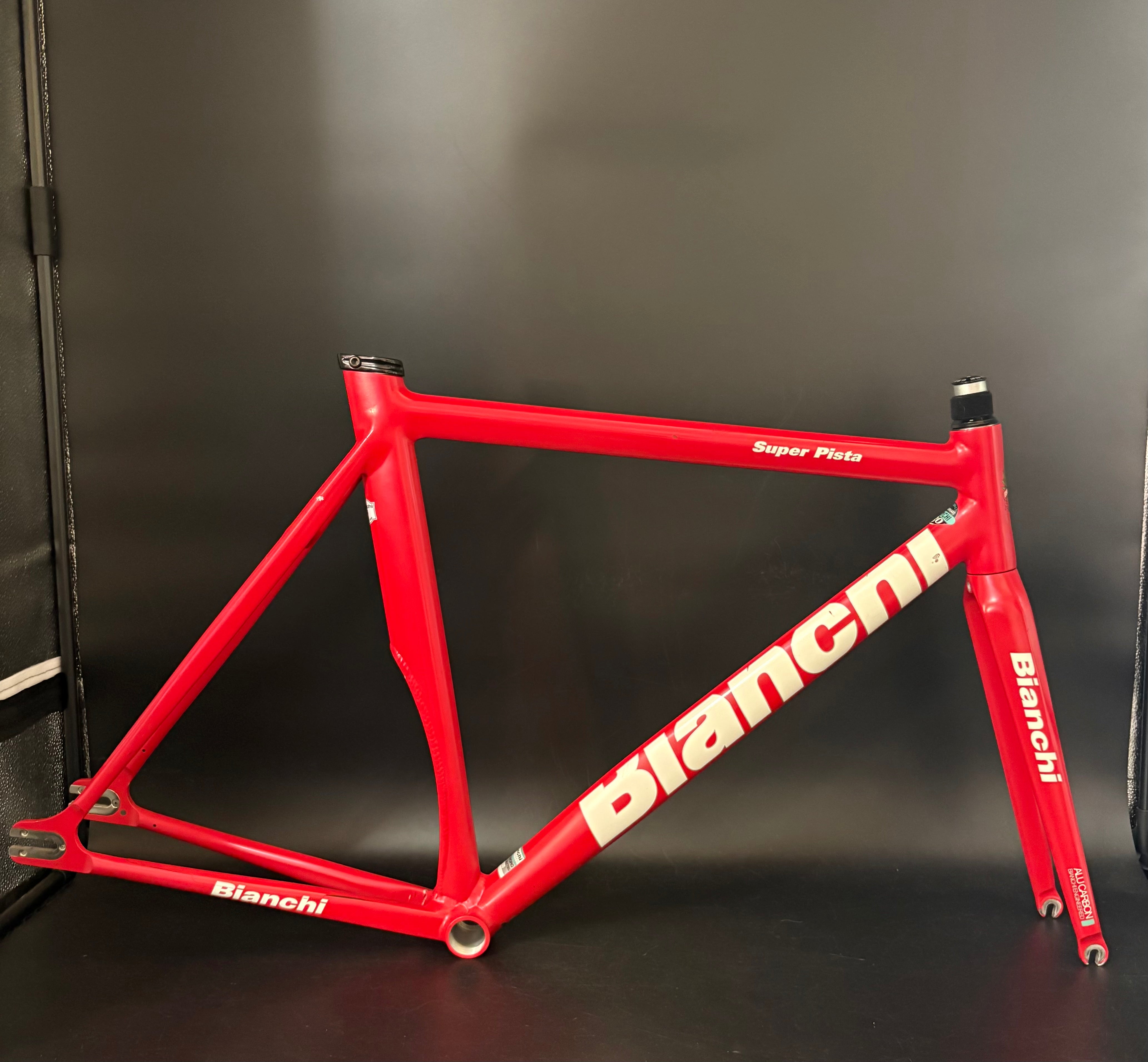 Bianchi Super Pista Frameset Red 55cm – Track Lab