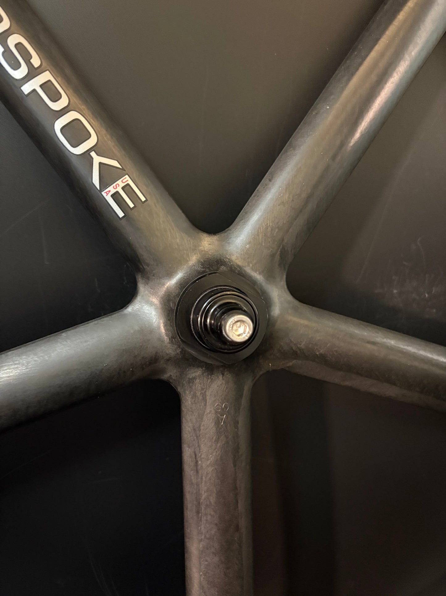 Aerospoke Clincher Front Wheel Black