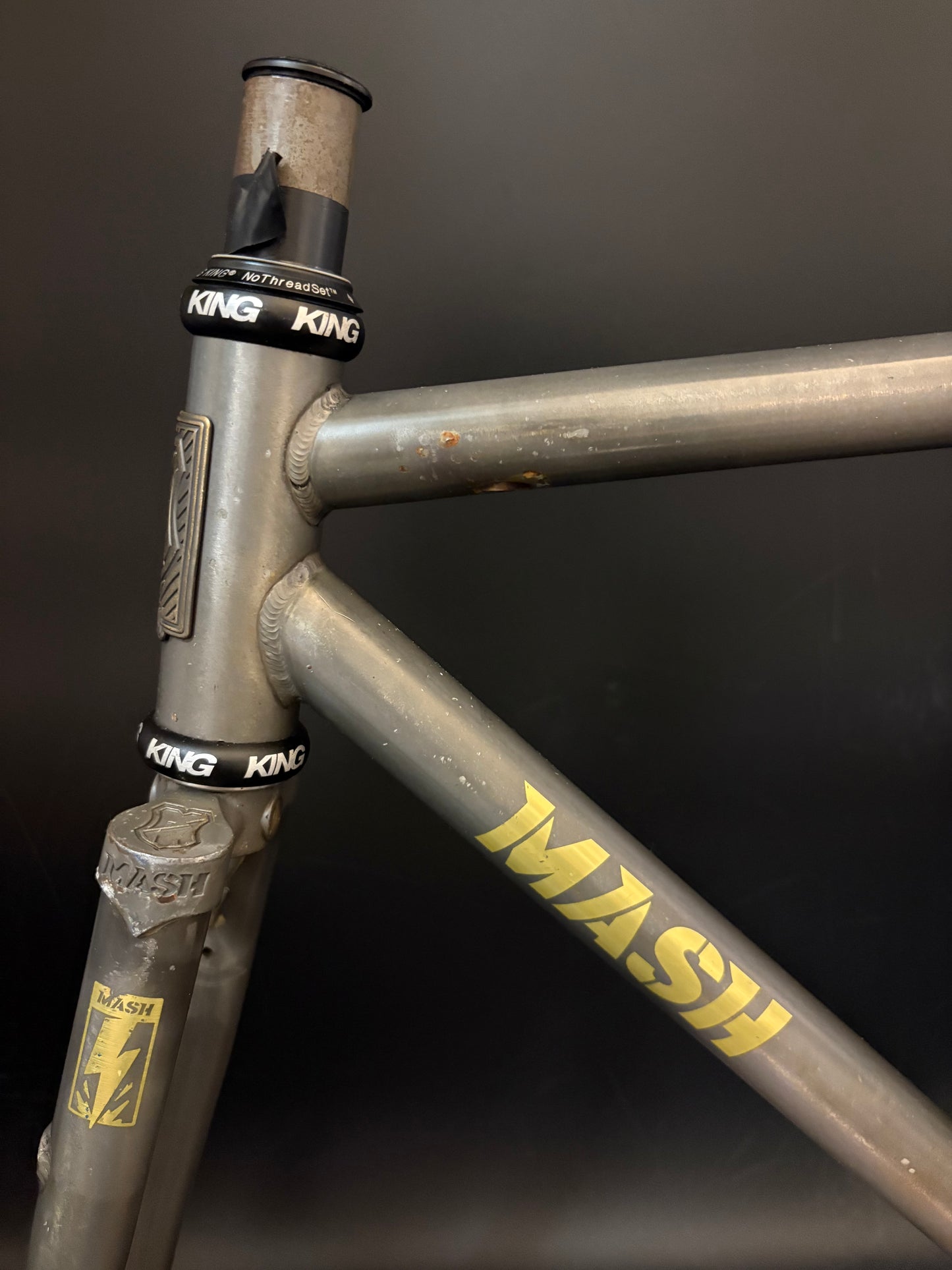 Mash Steel Frameset Raw 50cm XS w/ Rack