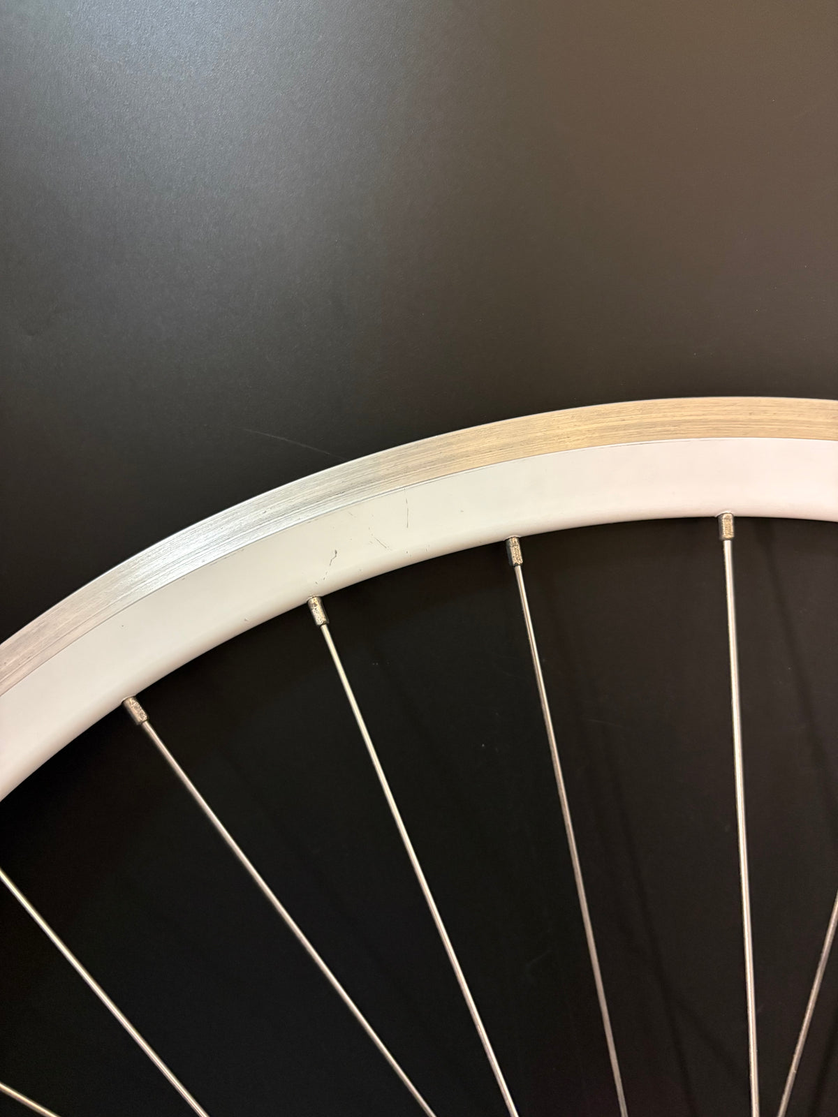 Velocity Deep V Machined White / Phil Wood HF Pink Wheelset 32h