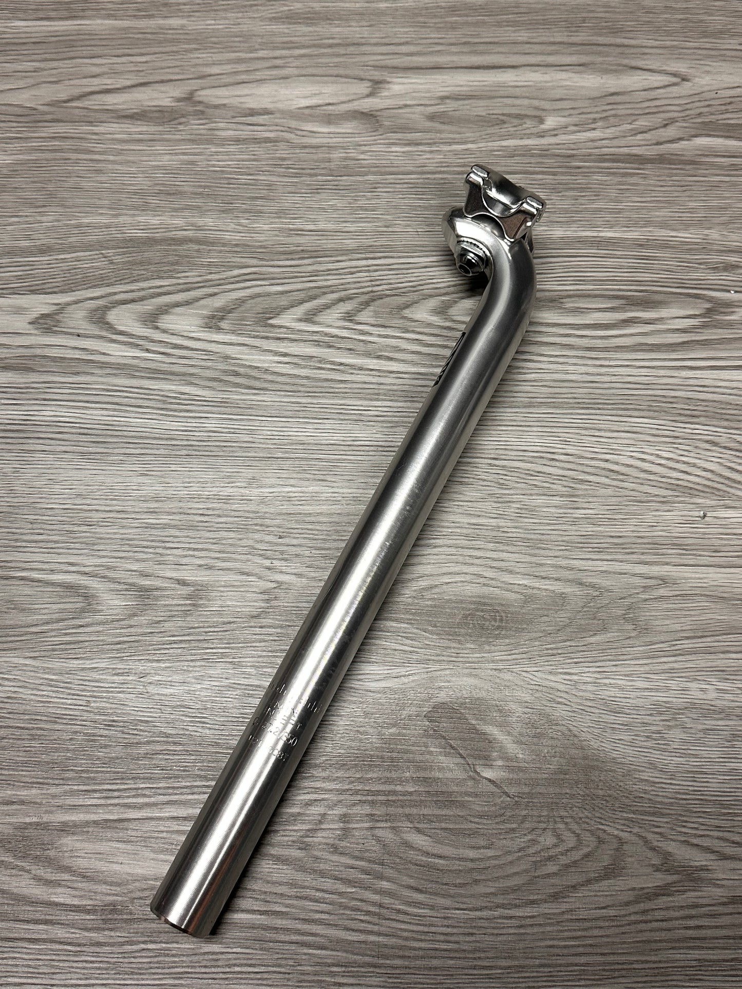 Soma Setback Seatpost Silver 27.2 350mm