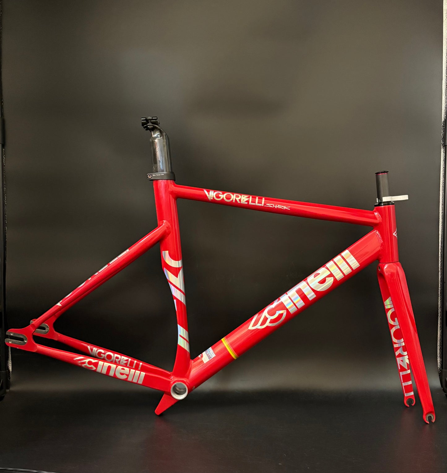 Cinelli Vigorelli Shark Frameset Red 52cm