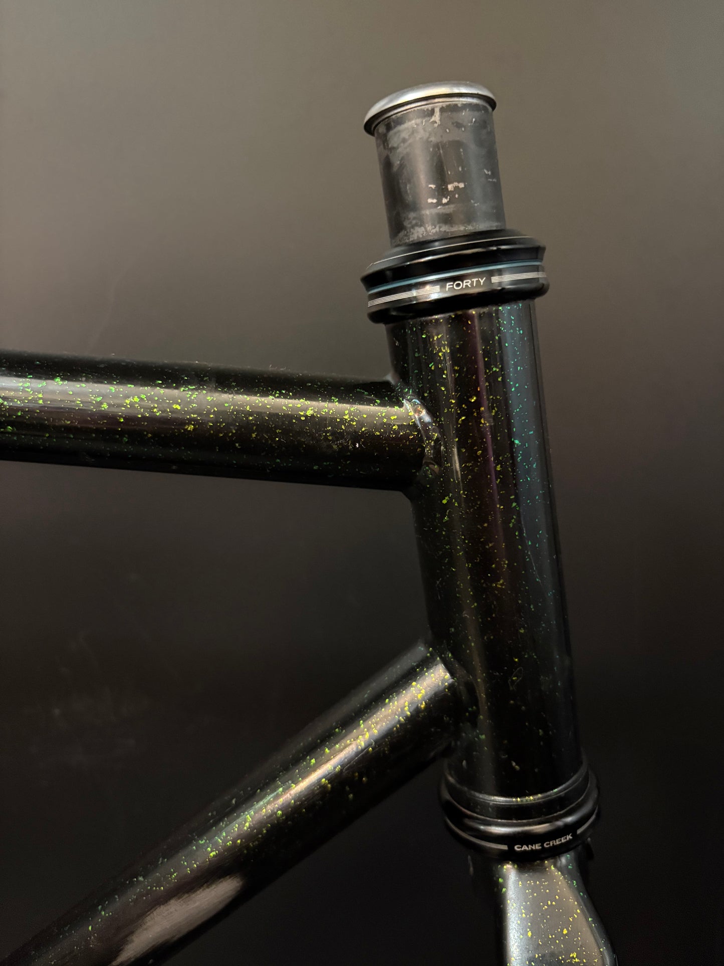 All City Big Block Frameset Green Sparkle 52cm