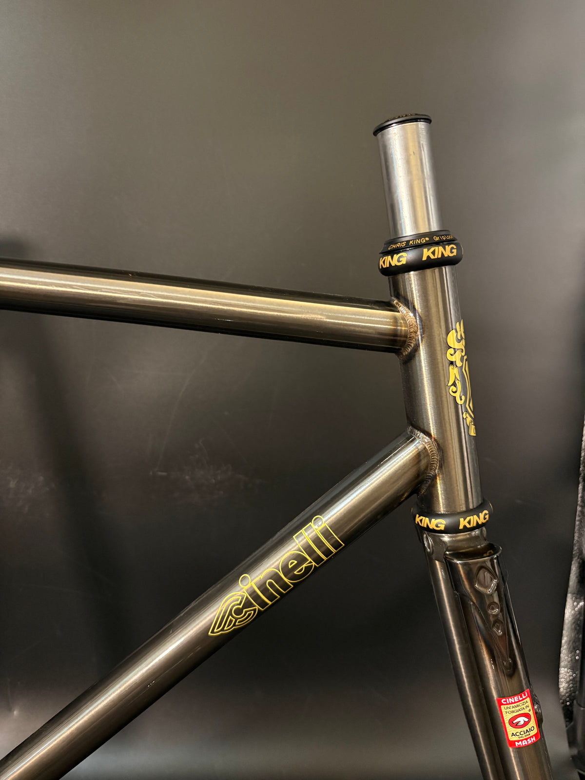 Cinelli Mash Work Frameset v2 Dark Smoke 56cm