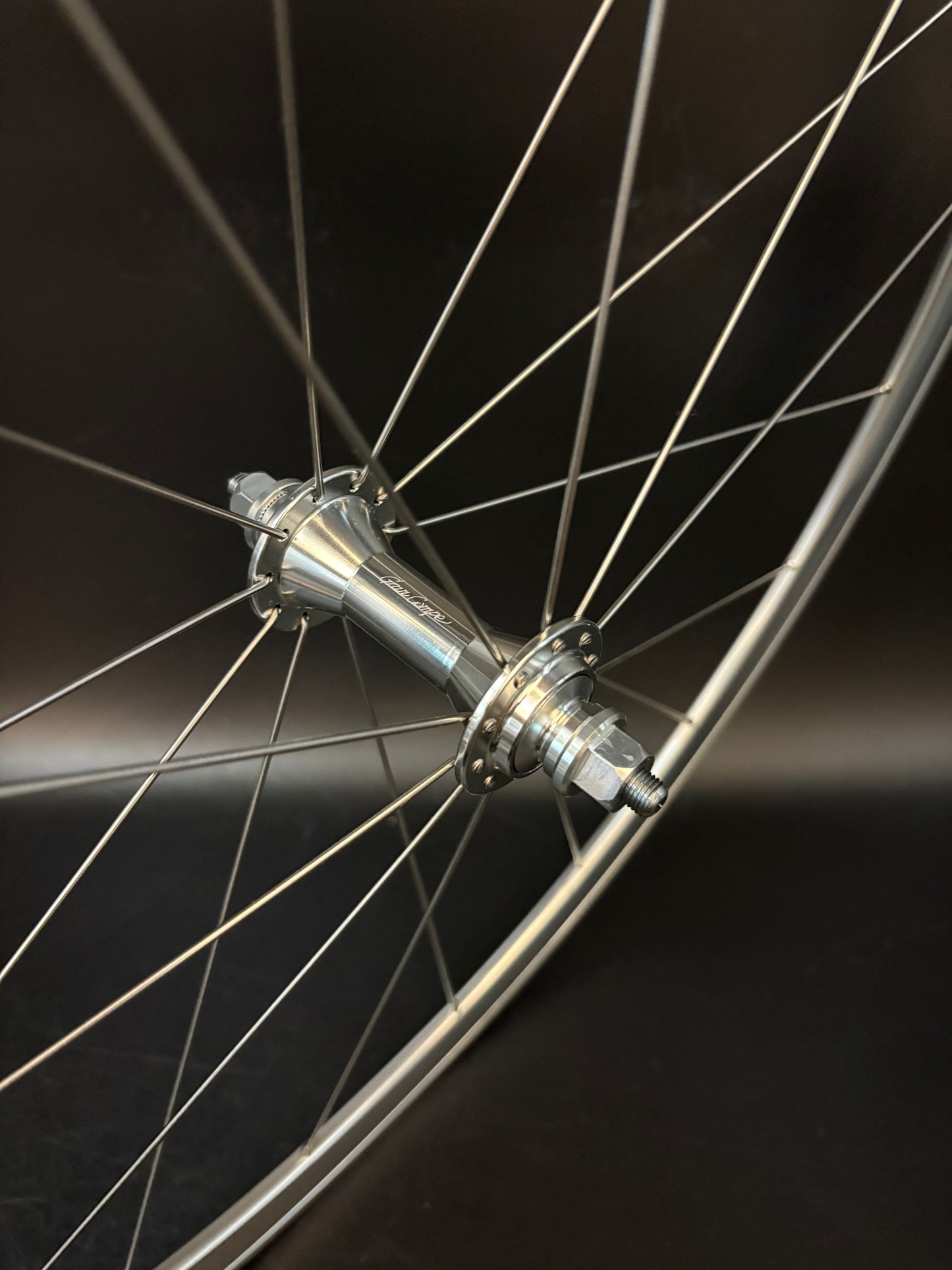 Blue Lug Gran Compe Track Wheelset Silver 20/24h