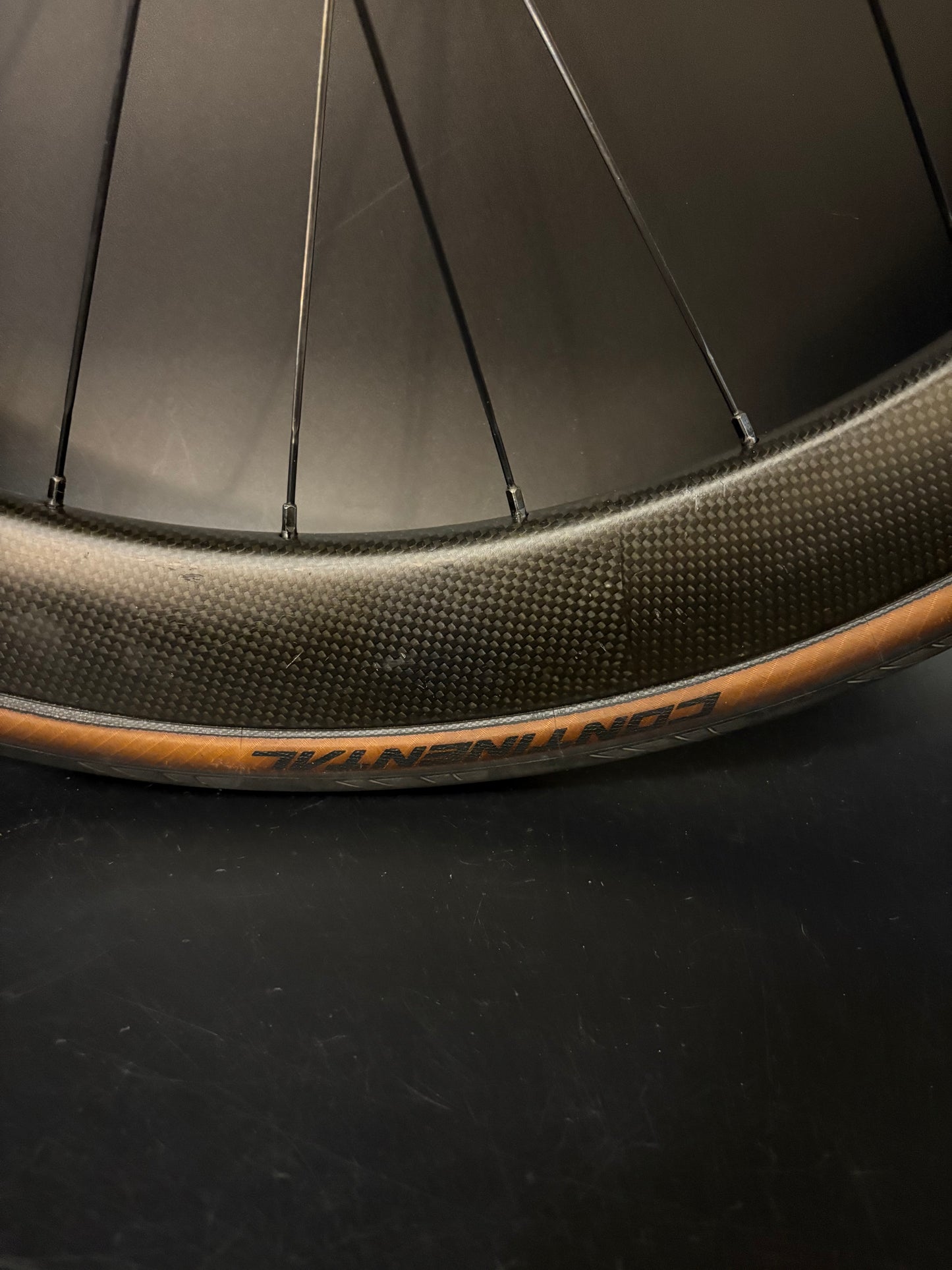 Unbranded Carbon 50mm / Paul Components HF Wheelset Black 28h