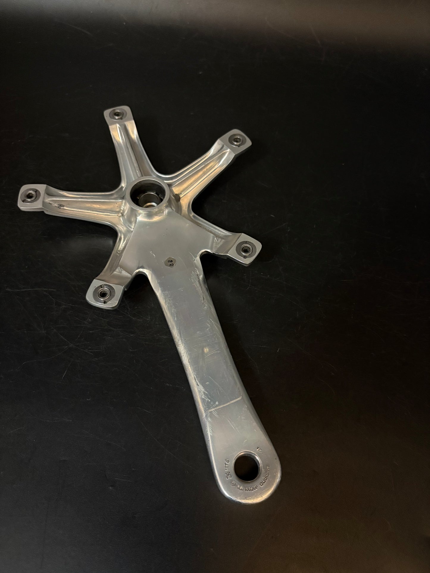 Dura Ace 7710 Cranks Polished 167.5mm