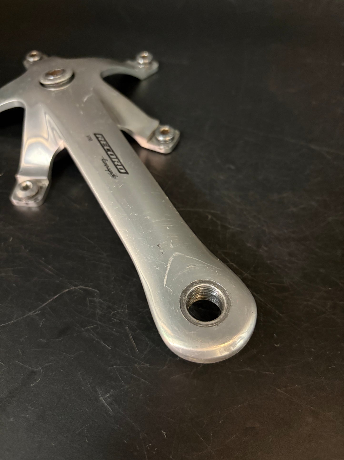 Campagnolo Record Pista Cranks Silver 170mm