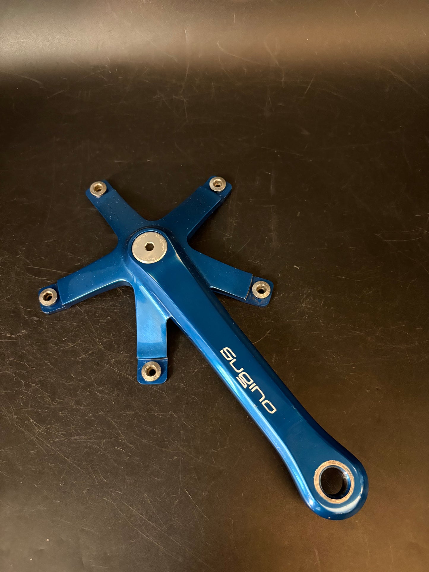 Sugino 75 Cranks Blue 165mm