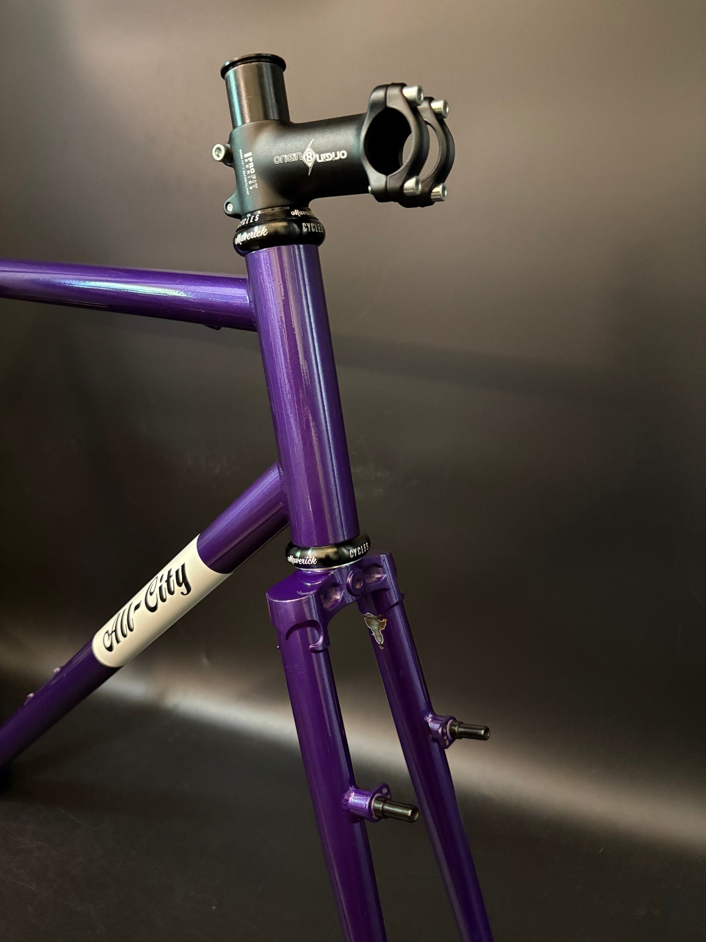 All City Nature Boy Frameset Purple 55cm
