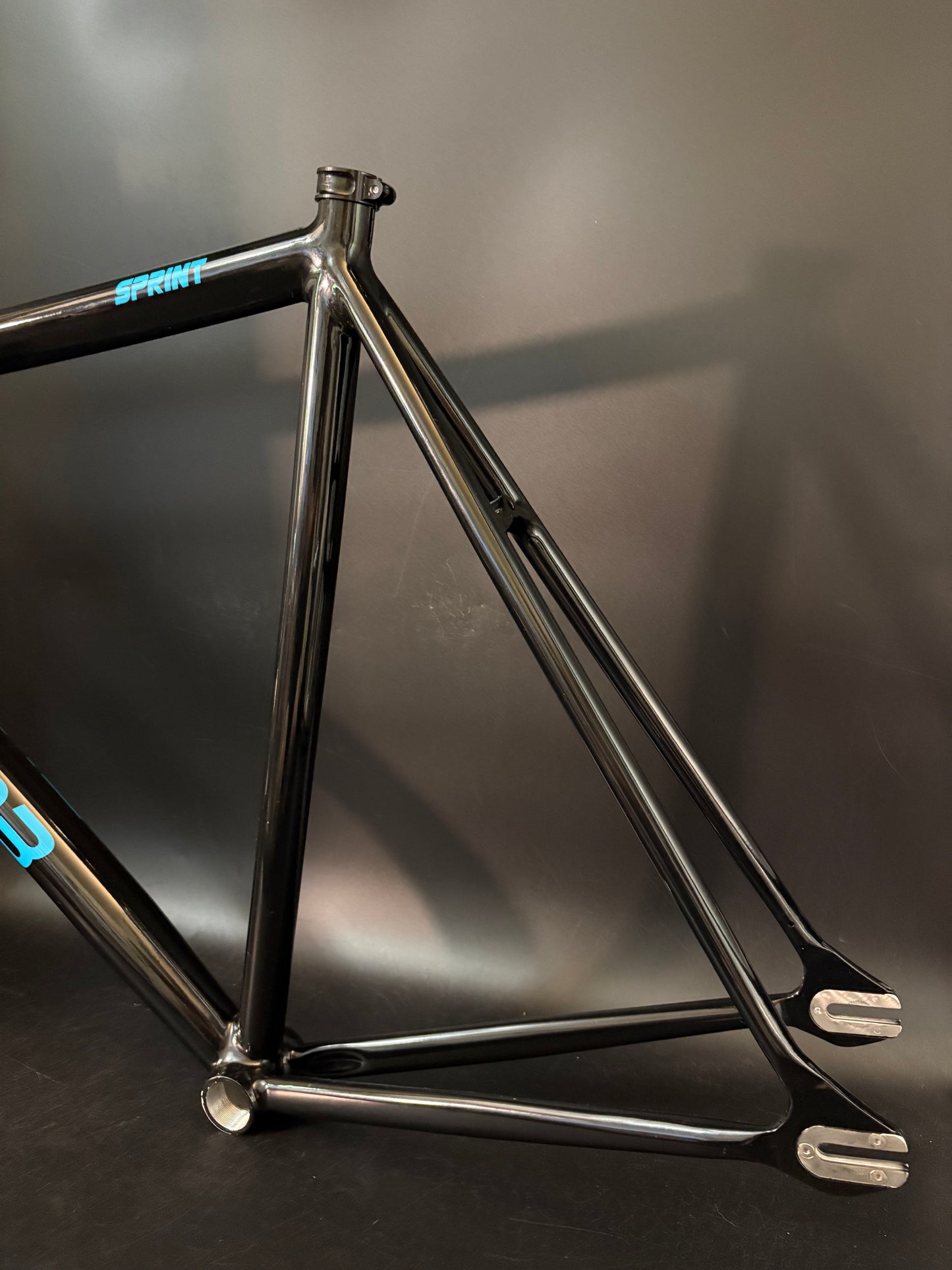 Superb Sprint Frameset Black 59cm ST 56cm TT