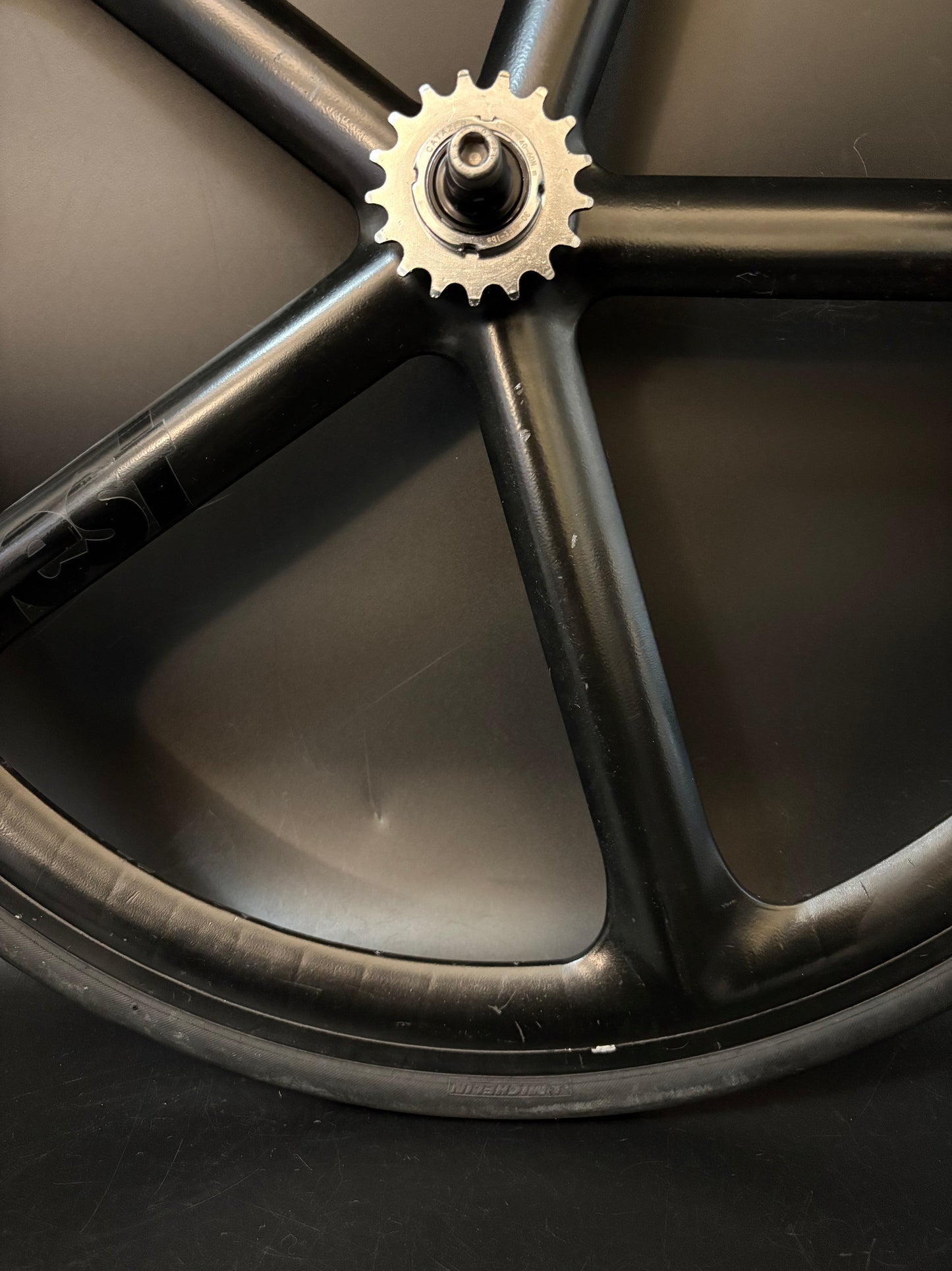 Aerospoke Wheelset Black w/ 17t Cog