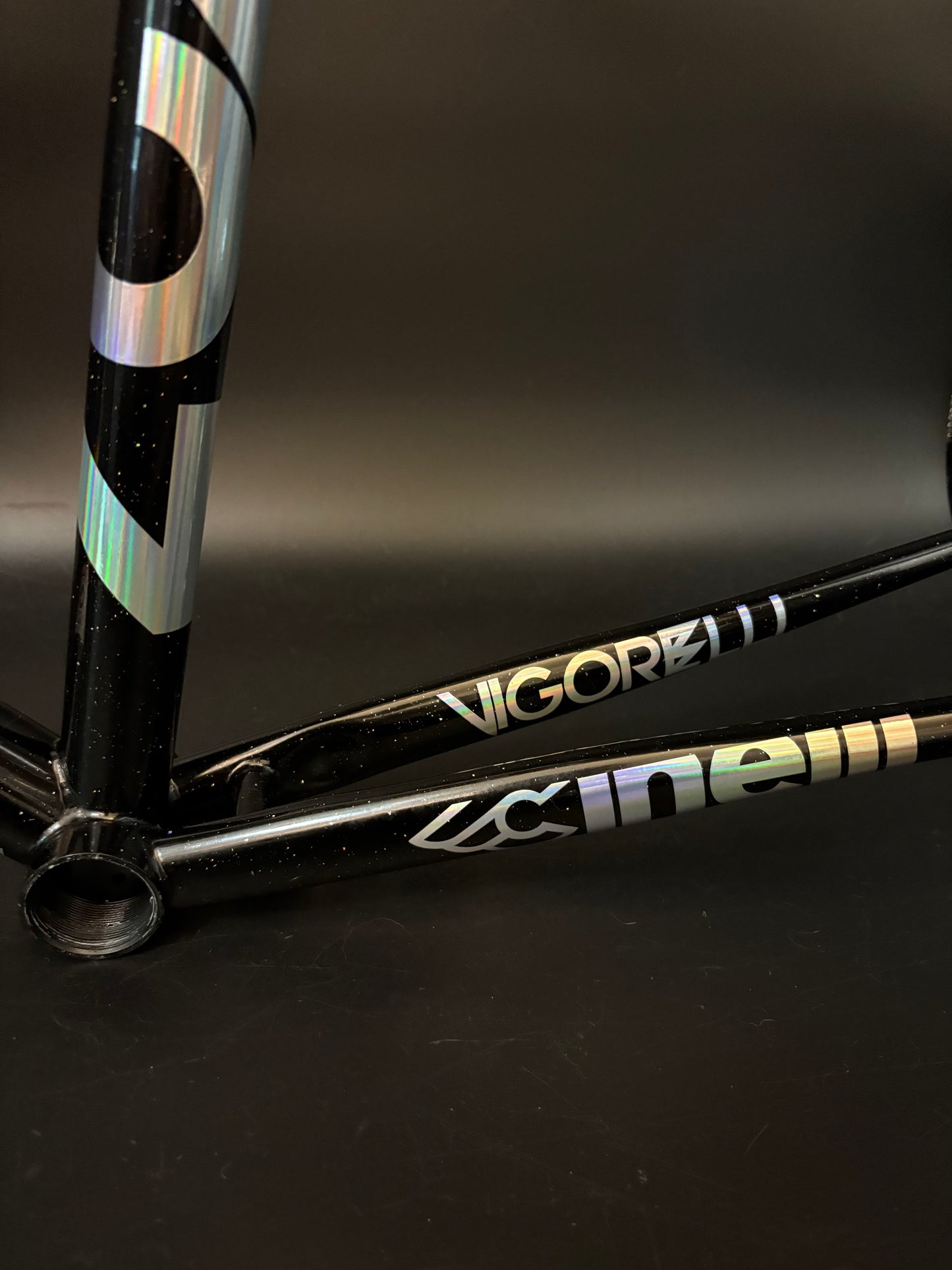 Cinelli Vigorelli Steel Frameset Black Sparkle L