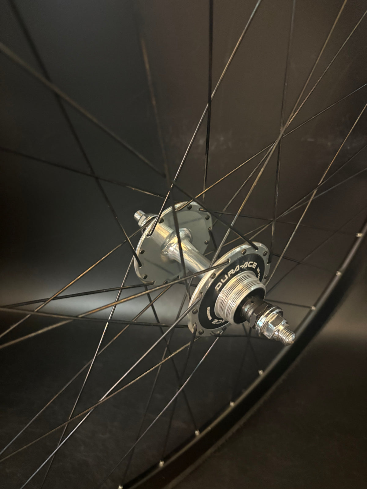 H Plus Son Formation Face / Dura Ace 7600 Rear Wheel Black 32h