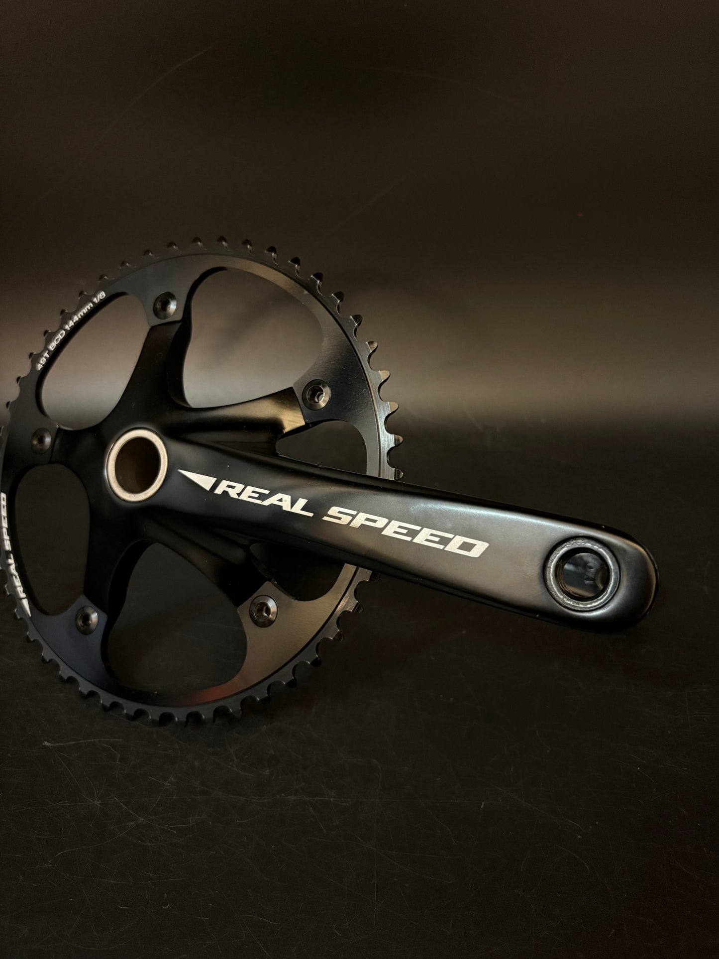 Real Speed TRK-1 Crankset Black 170mm 49t