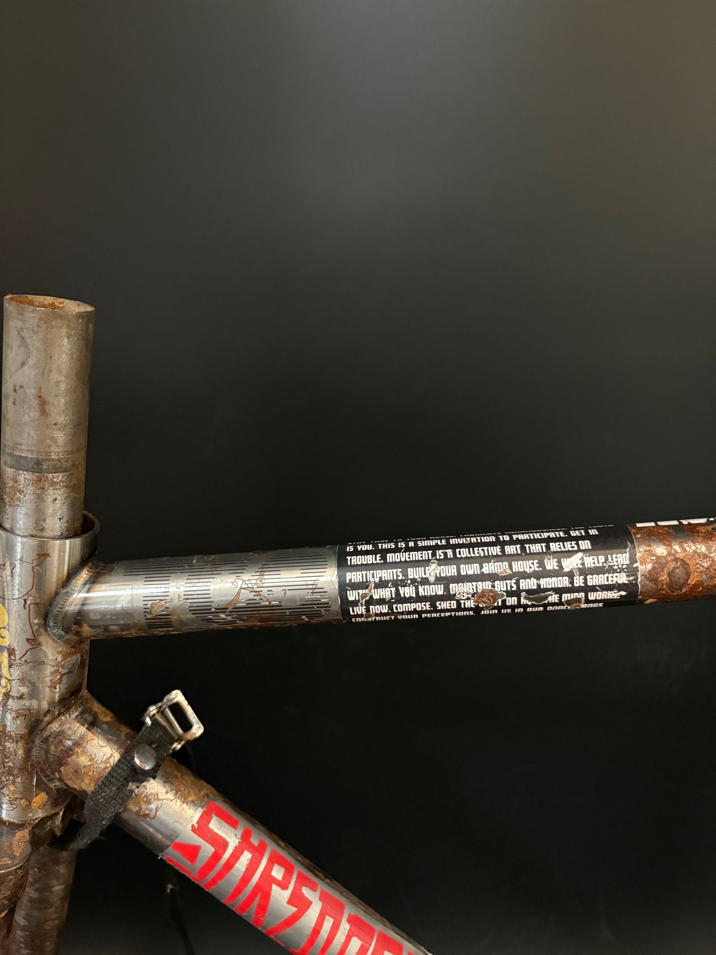 Chas’ Cinelli Mash Work Frameset Raw Prototype #2 55cm