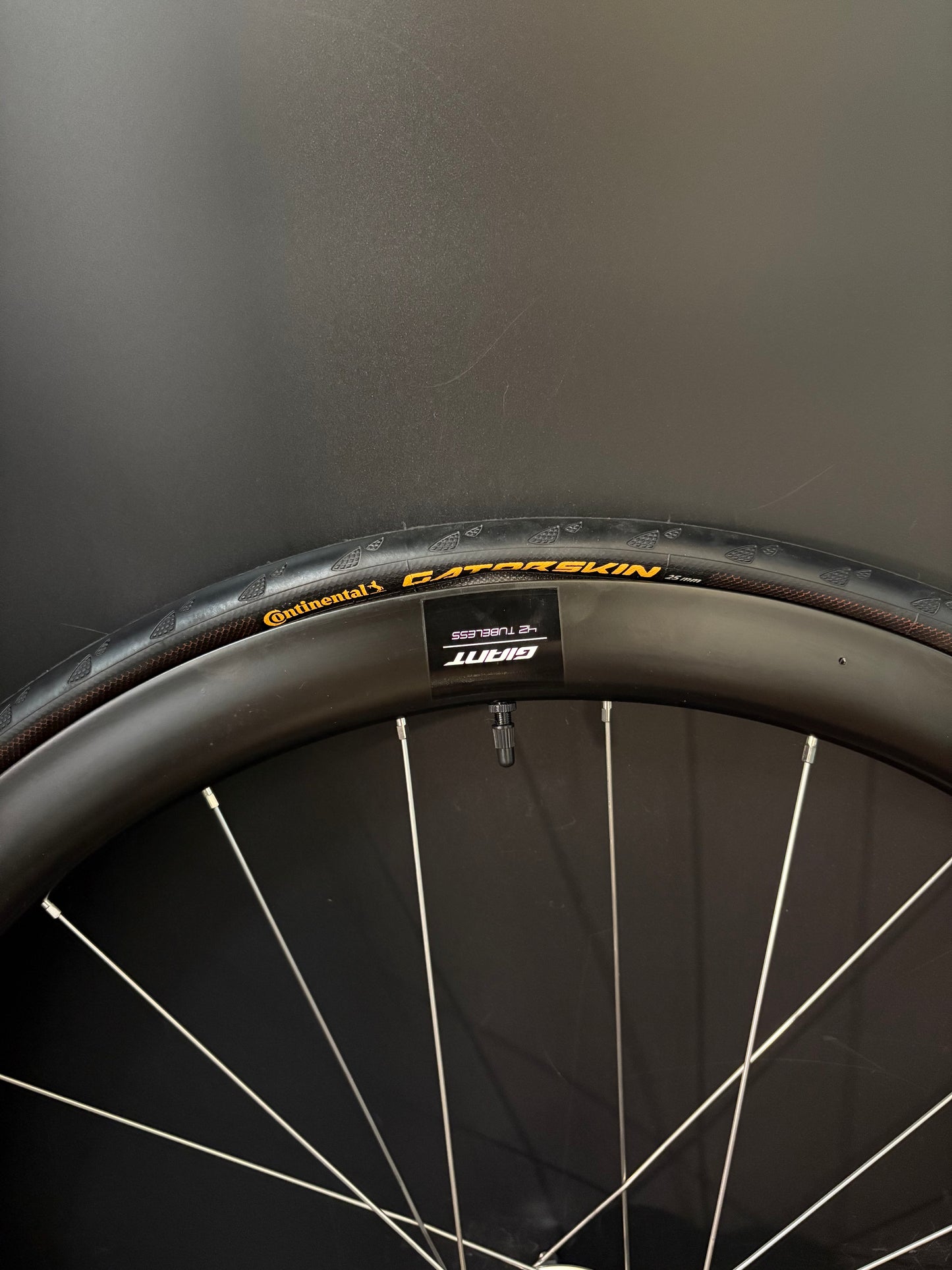 Unbranded 35mm Carbon Clincher + Giant 42 Carbon Clincher Tubeless / DT Swiss Wheelset 20/24h