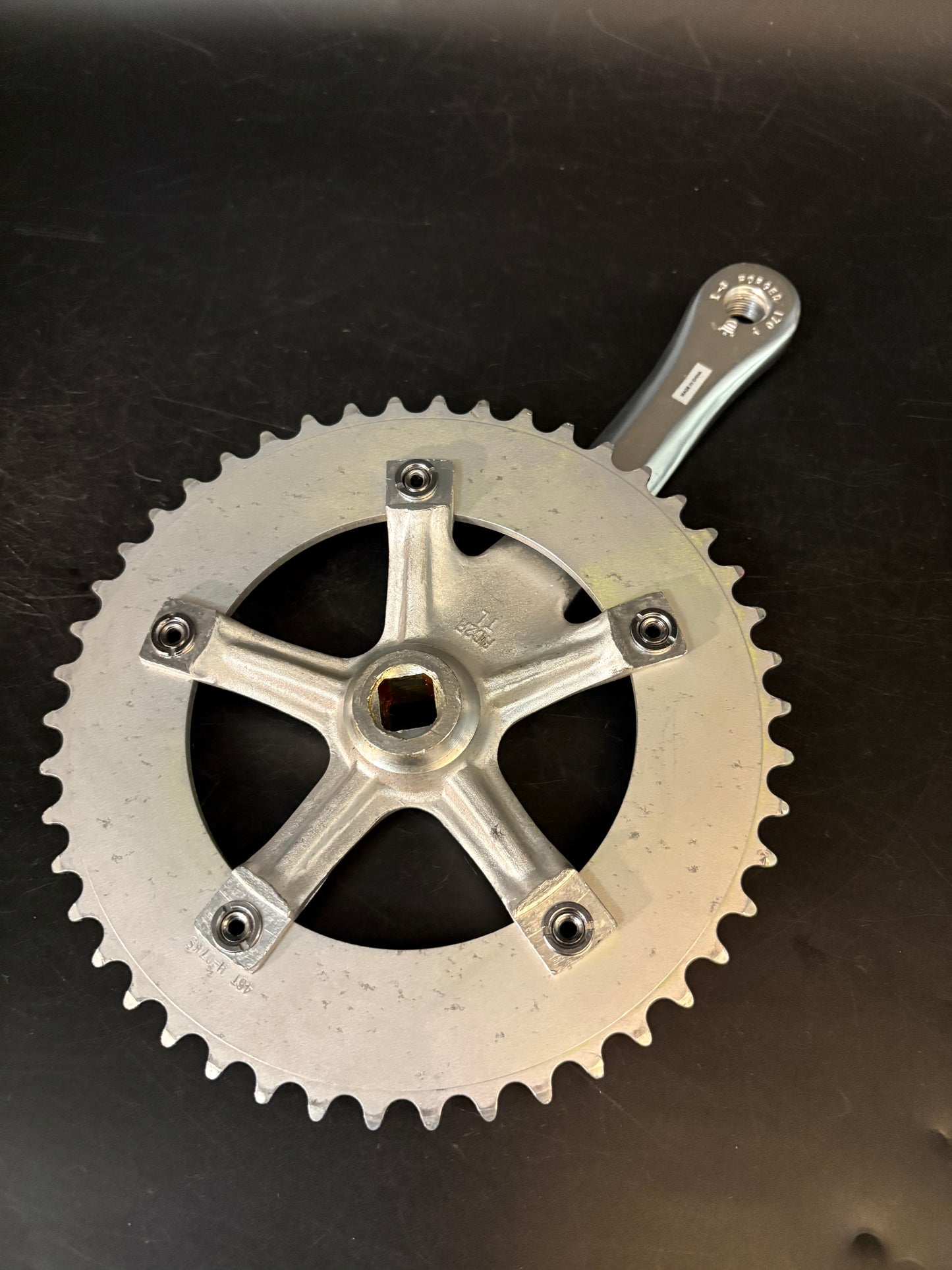 Sugino Messenger Crankset Silver 170mm 46t 130bcd