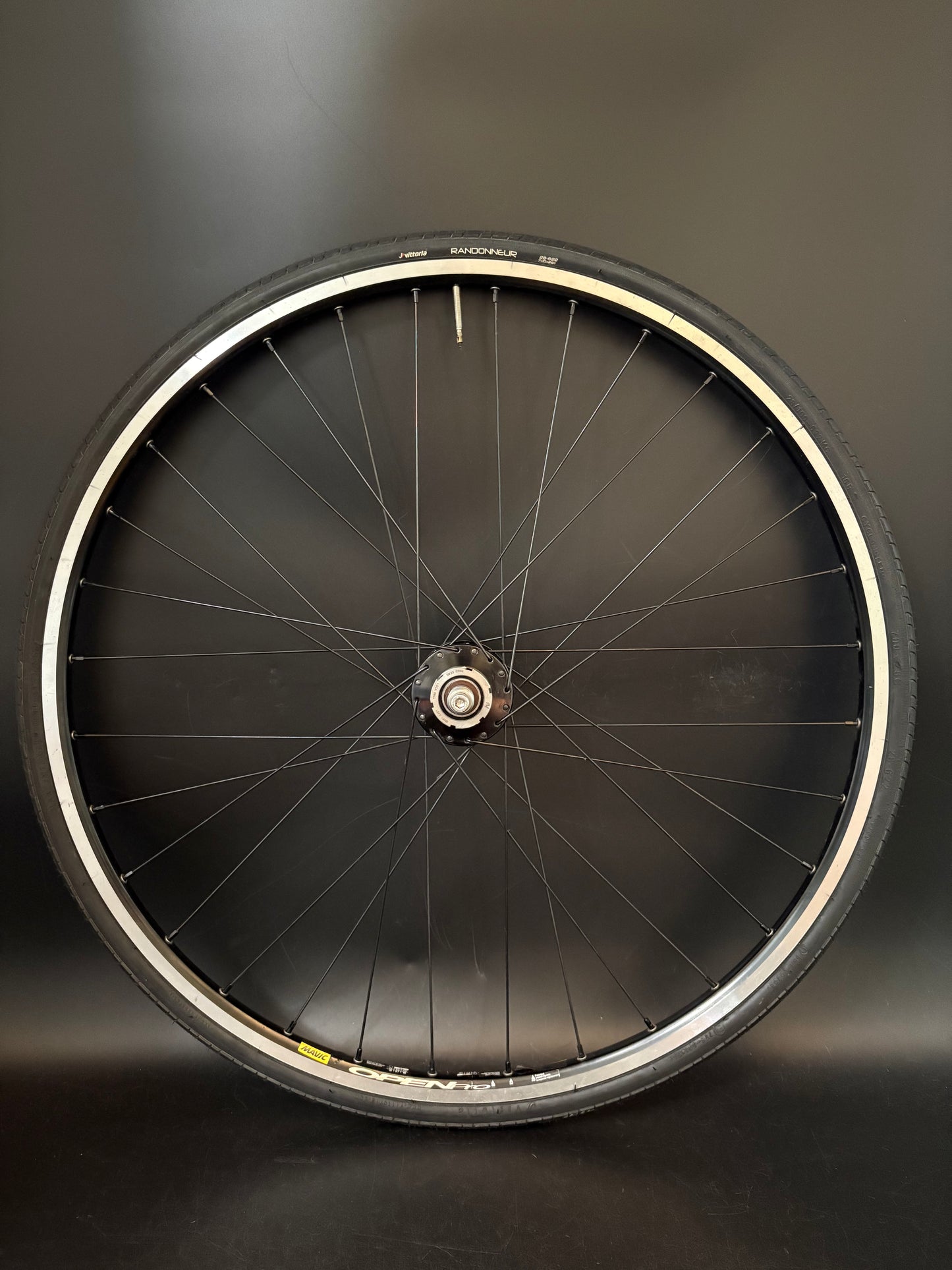 Mavic Open Pro / Phil Wood HF Wheelset Black 32h