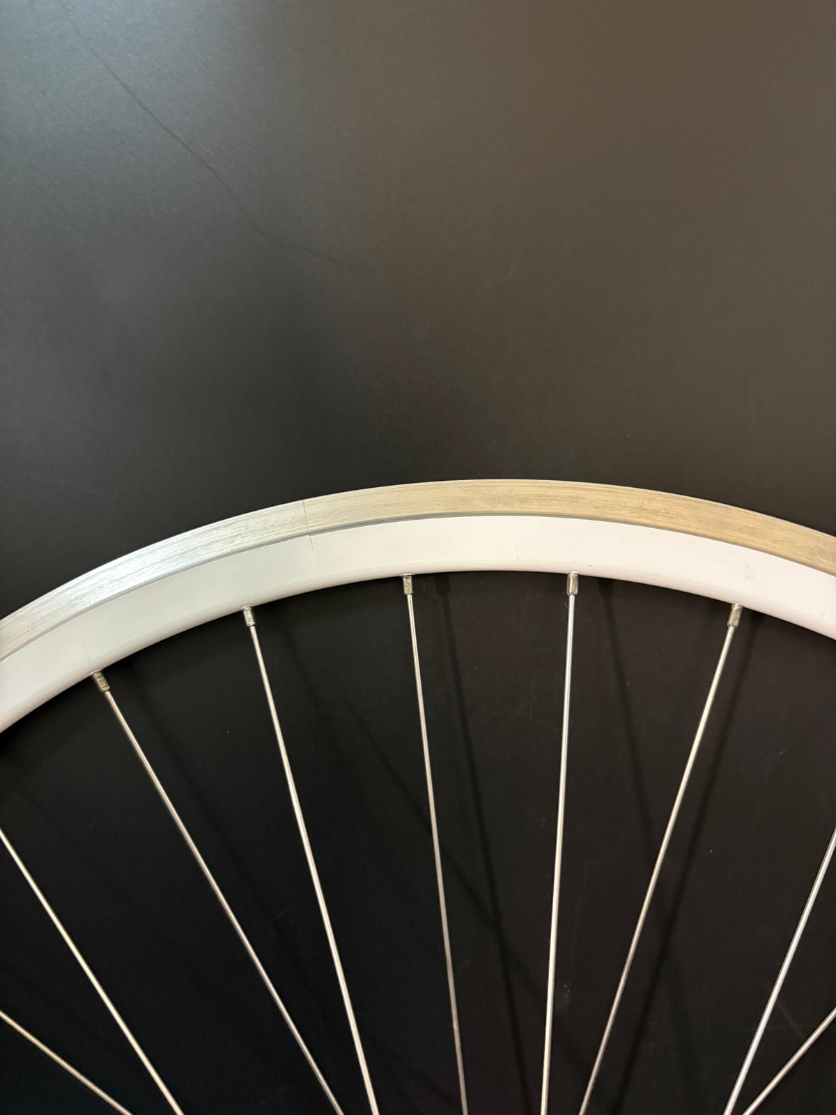 Velocity Deep V Machined White / Phil Wood HF Pink Wheelset 32h