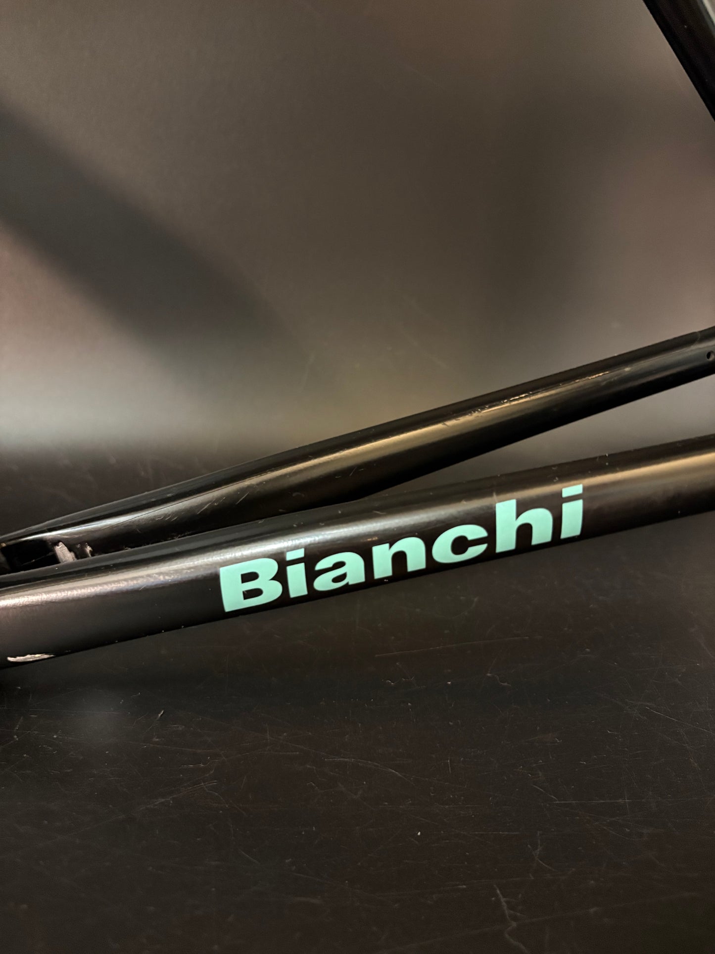 Bianchi Super Pista Frameset Black/Celeste 53cm