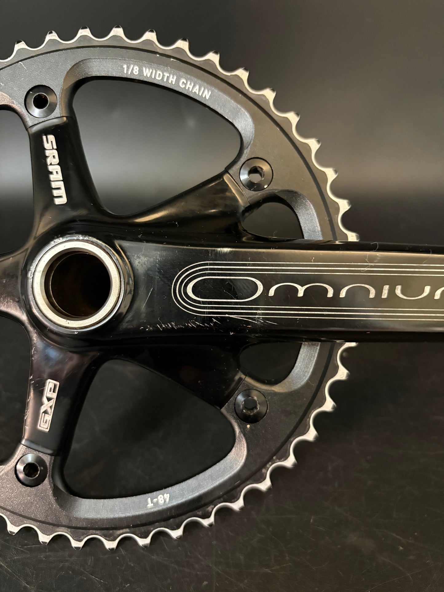 Sram Omnium Crankset Black 165mm 48t
