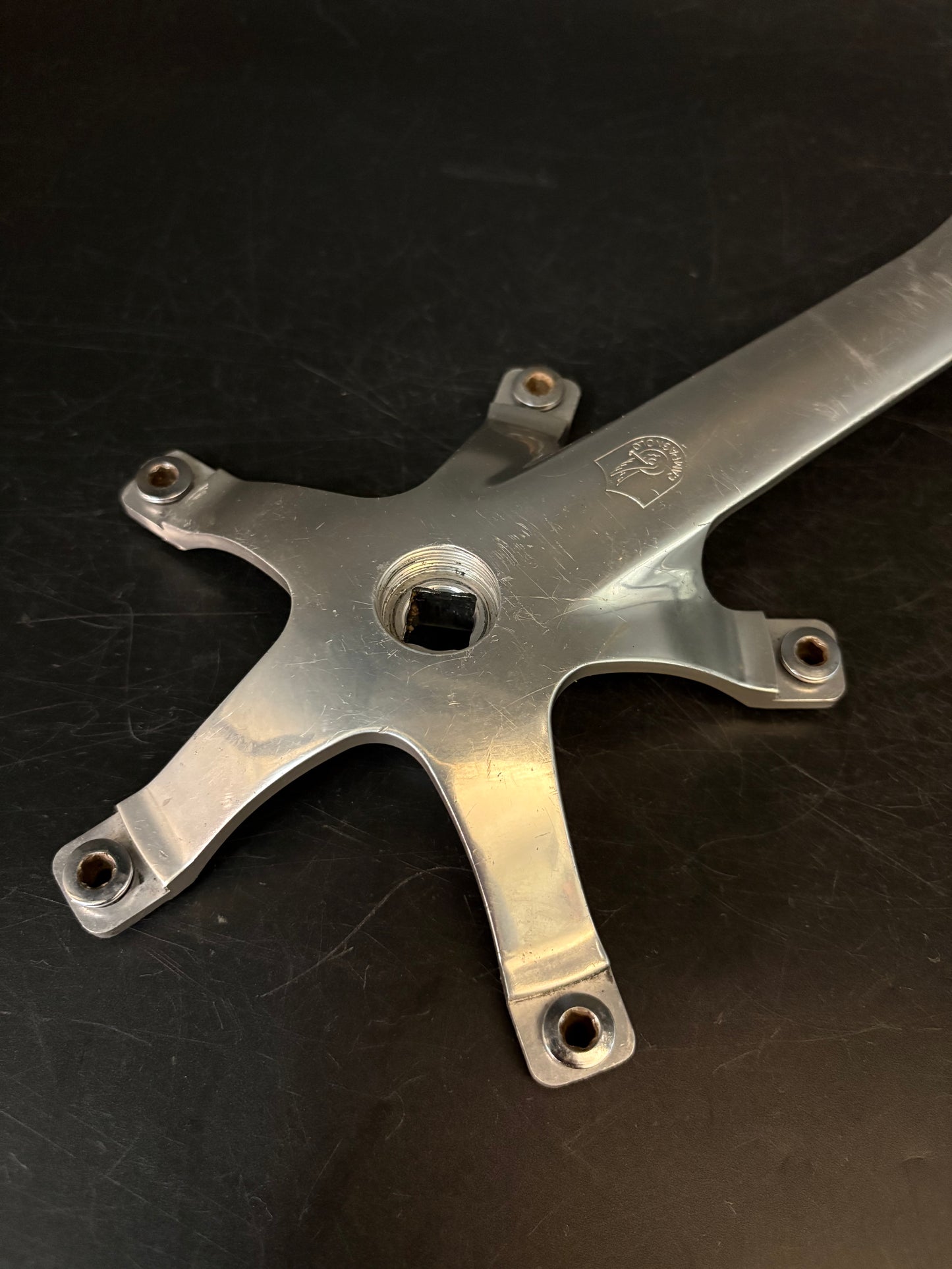 Campagnolo Record Pista Cranks Silver 167.5mm