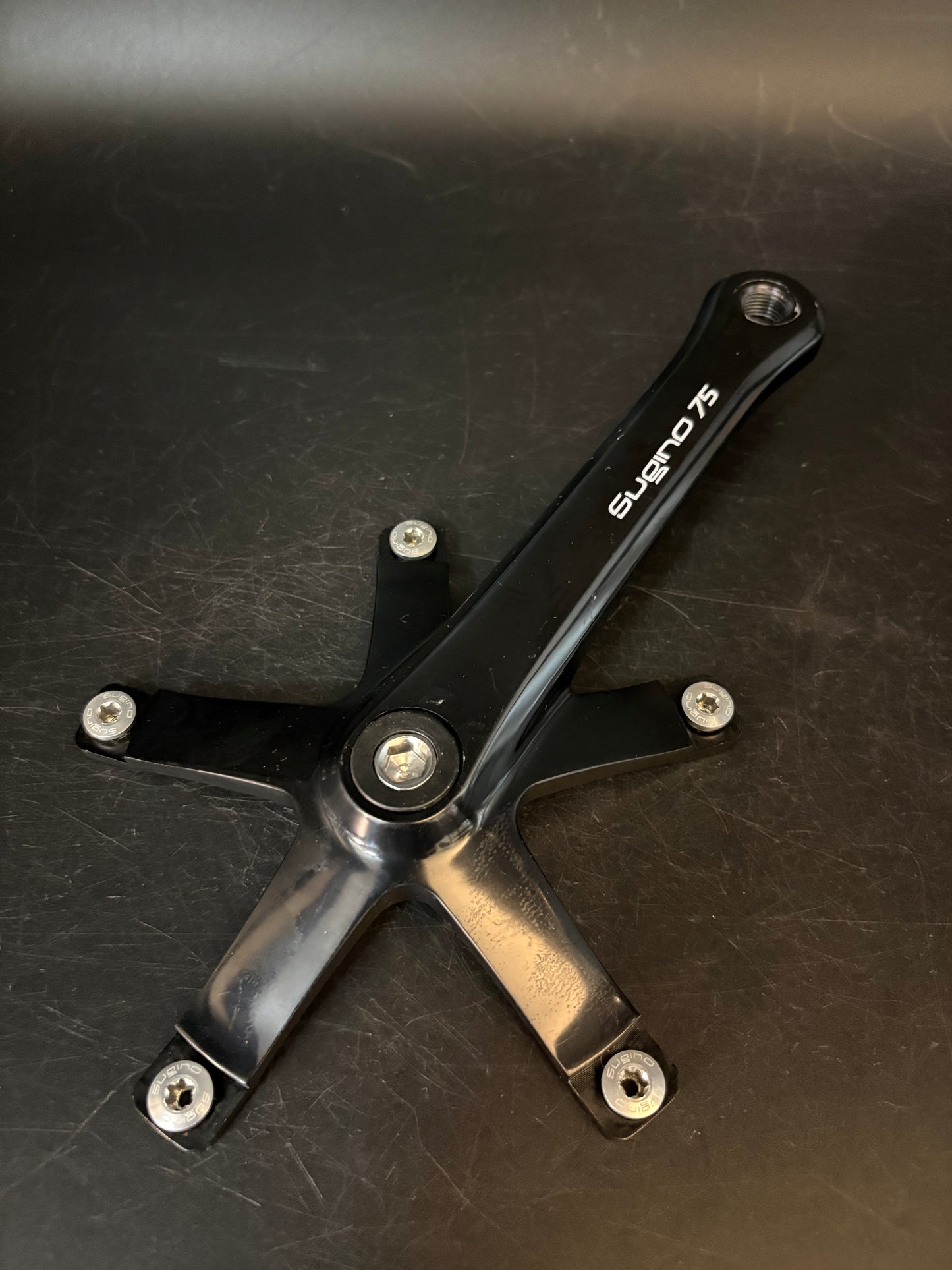 Sugino 75 Cranks Black 165mm